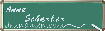 Anne Scharler Visitenkarte
